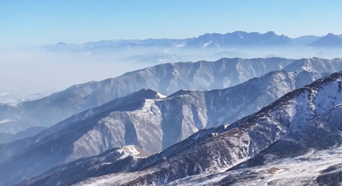 青海循化：冬日雪景如畫
